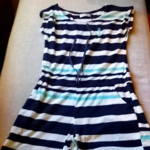 Exist nautical romper